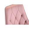 AKORD SJ.054 Glamour Bársony Étkezőszék Rózsaszín Steppelt 4xCSJ.054-P