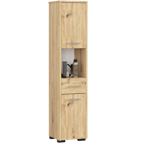 AKORD FIN Artisan Tölgy Fürdőszobai Állószekrény 140cm