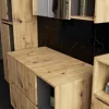 AKORD VAMI Fali Fürdőszobabútor Szett Artisan Tölgy Grafit Szürke