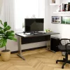 AKORD BM-135 Számítógépes Íróasztal Laminált Matt Grafitszürke