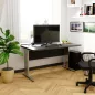   AKORD BM-135 Számítógépes Íróasztal Laminált Matt Grafitszürke
