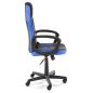 Furniture 4 Gamers FG-19 Gamer Szék Műbőr Fekete-Kék Ergonomikus