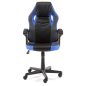 Furniture 4 Gamers FG-19 Gamer Szék Műbőr Fekete-Kék Ergonomikus