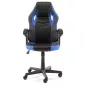   Furniture 4 Gamers FG-19 Gamer Szék Műbőr Fekete-Kék Ergonomikus