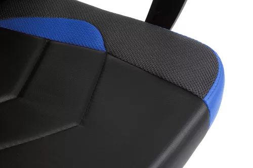 Furniture 4 Gamers FG-19 Gamer Szék Műbőr Fekete-Kék Ergonomikus
