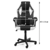 Furniture 4 Gamers FG-19 Gamer Szék Műbőr Fekete-Kék Ergonomikus