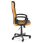 Furniture 4 Gamers FG-19 Gamer Szék Műbőr Fekete-Narancssárga Ergonomikus