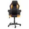 Furniture 4 Gamers FG-19 Gamer Szék Műbőr Fekete-Narancssárga Ergonomikus