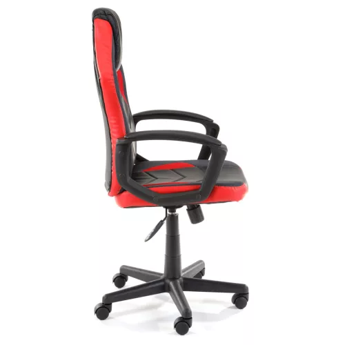 Furniture 4 Gamers FG-19 Gamer Szék Műbőr Fekete-Piros Ergonomikus
