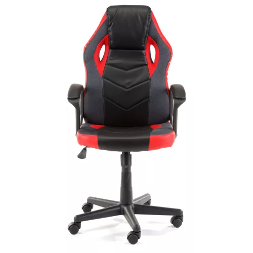 Furniture 4 Gamers FG-19 Gamer Szék Műbőr Fekete-Piros Ergonomikus