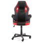 Furniture 4 Gamers FG-19 Gamer Szék Műbőr Fekete-Piros Ergonomikus