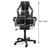 Furniture 4 Gamers FG-19 Gamer Szék Műbőr Fekete-Piros Ergonomikus