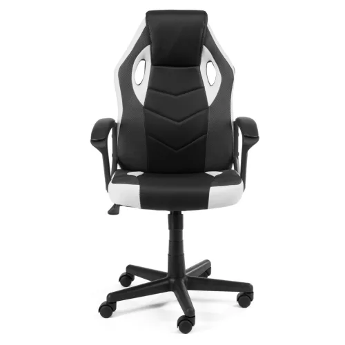 F4G FG-19 Gamer Szék Fekete-Fehér Ergonomikus