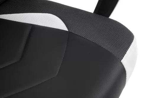 F4G FG-19 Gamer Szék Fekete-Fehér Ergonomikus
