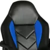 F4G FG-C18 Gamer Szék Műbőr Fekete-Kék Junior