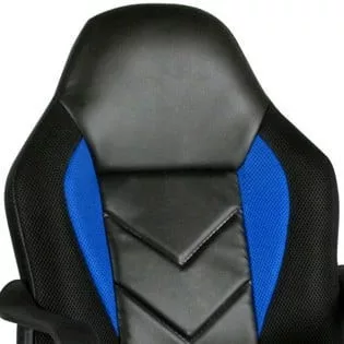 F4G FG-C18 Gamer Szék Műbőr Fekete-Kék Junior