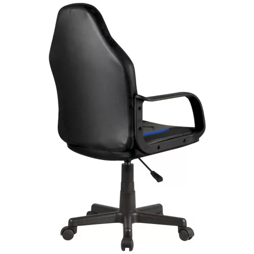 F4G FG-C18 Gamer Szék Műbőr Fekete-Kék Junior