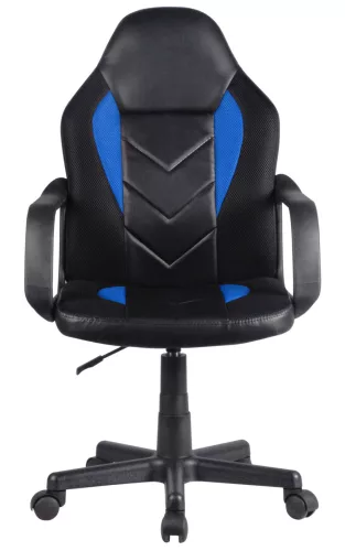 F4G FG-C18 Gamer Szék Műbőr Fekete-Kék Junior