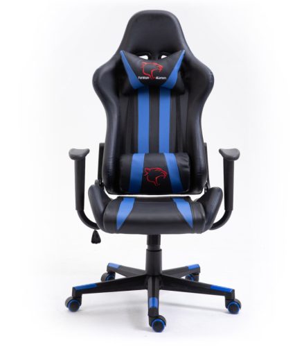 Furniture 4 Gamers FG33 Gamer Szék Műbőr Fekete-Kék Ergonomikus