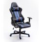 Furniture 4 Gamers FG33 Gamer Szék Műbőr Fekete-Kék Ergonomikus