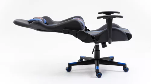 Furniture 4 Gamers FG33 Gamer Szék Műbőr Fekete-Kék Ergonomikus