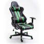 Furniture 4 Gamers FG33 Gamer Szék Műbőr Fekete-Zöld Ergonomikus