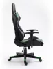 Furniture 4 Gamers FG33 Gamer Szék Műbőr Fekete-Zöld Ergonomikus