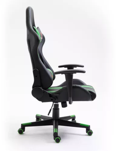Furniture 4 Gamers FG33 Gamer Szék Műbőr Fekete-Zöld Ergonomikus