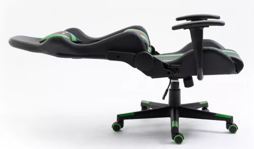 Furniture 4 Gamers FG33 Gamer Szék Műbőr Fekete-Zöld Ergonomikus