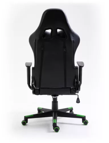 Furniture 4 Gamers FG33 Gamer Szék Műbőr Fekete-Zöld Ergonomikus