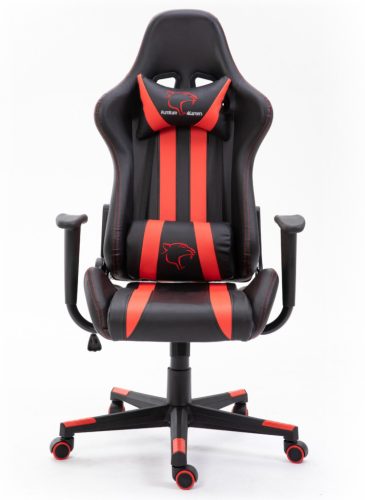 Furniture 4 Gamers FG33 Gamer Szék Műbőr Fekete-Piros Ergonomikus