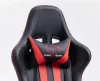 Furniture 4 Gamers FG33 Gamer Szék Műbőr Fekete-Piros Ergonomikus