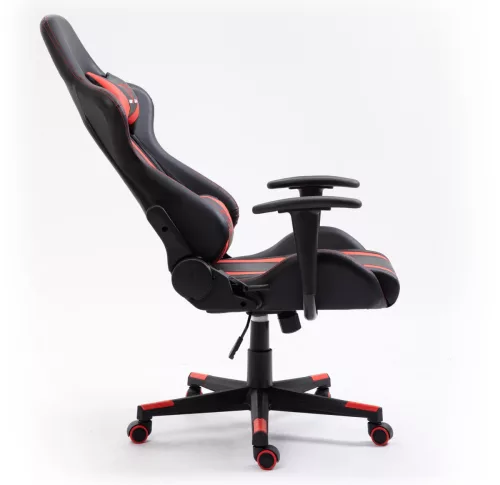 Furniture 4 Gamers FG33 Gamer Szék Műbőr Fekete-Piros Ergonomikus