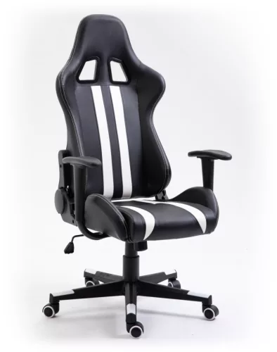 F4G FG33 Gamer Szék Fekete-Fehér Ergonomikus