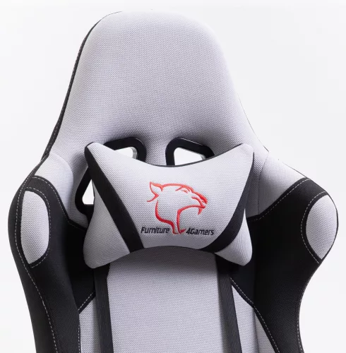 Furniture 4 Gamers FG38 Gamer Szék Szövet Szürke Ergonomikus