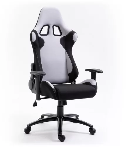Furniture 4 Gamers FG38 Gamer Szék Szövet Szürke Ergonomikus