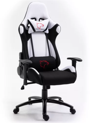 Furniture 4 Gamers FG38 Szövet Gamer Szék Fehér