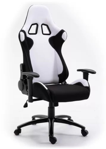 Furniture 4 Gamers FG38 Szövet Gamer Szék Fehér