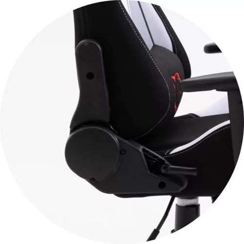 Furniture 4 Gamers FG38 Szövet Gamer Szék Fehér