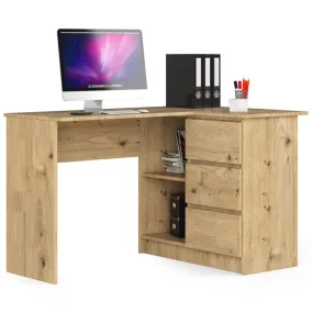 AKORD CLP B16 Sarok Íróasztal Artisan Tölgy Jobbos