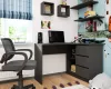 AKORD CLP B16 Sarok Íróasztal Laminált Grafitszürke