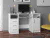 AKORD Ana Fehér Íróasztal Laminált Billentyűzettartóval