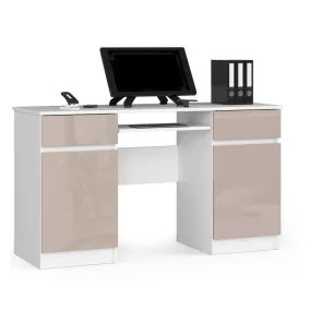 Clp A5 2d 2sz Cappuccino Fényes Íróasztal