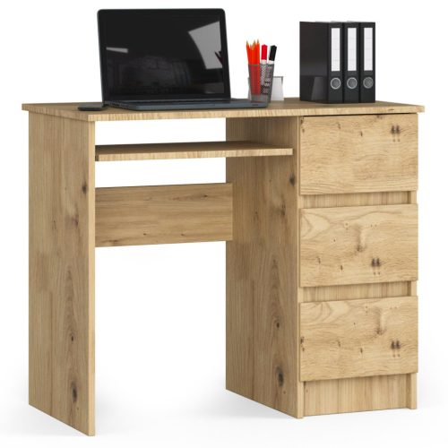 AKORD CLP A-6 Jobboldali Íróasztal Artisan Tölgy