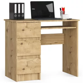 AKORD CLP A-6 Artisan Tölgy Balkezes Számítógépasztal