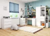 AKORD CLP B20 Balkezes Sarok Íróasztal Laminált Fehér