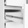 AKORD A-11 Számítógépes Íróasztal 6 Fiókos Fehér Laminált