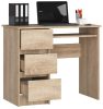 AKORD CLP Sonoma Balkezes Íróasztal Laminált Tölgy