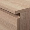 AKORD CLP A-11 Számítógépasztal Laminált Sonoma Tölgy 6 Fiókos