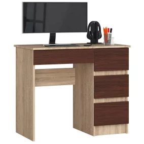 A-7 Clp Íróasztal Sonoma Tölgy / Wenge Jobb